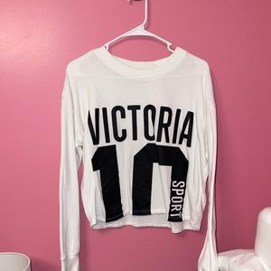 NWOT Victoria’s Secret cropped sweatshirt